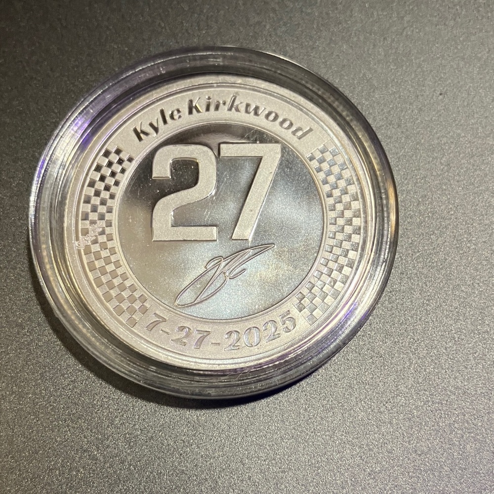 Kyle Kirkwood Commemorative Coin